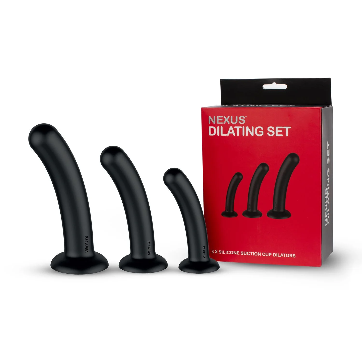 Nexus - Dilator Set Siliconen Anaal Dildos - Zwart