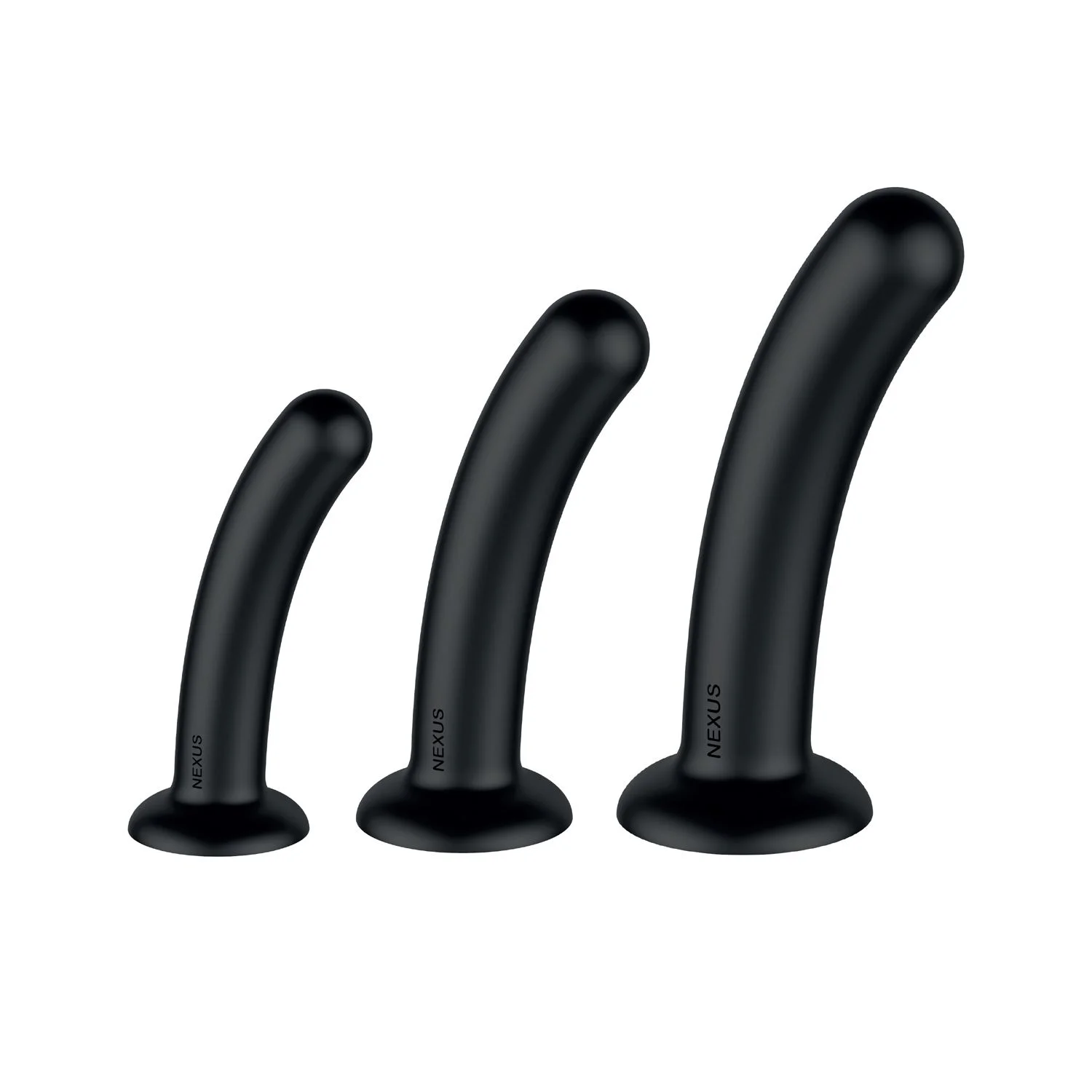 Nexus - Dilator Set Siliconen Anaal Dildos - Zwart