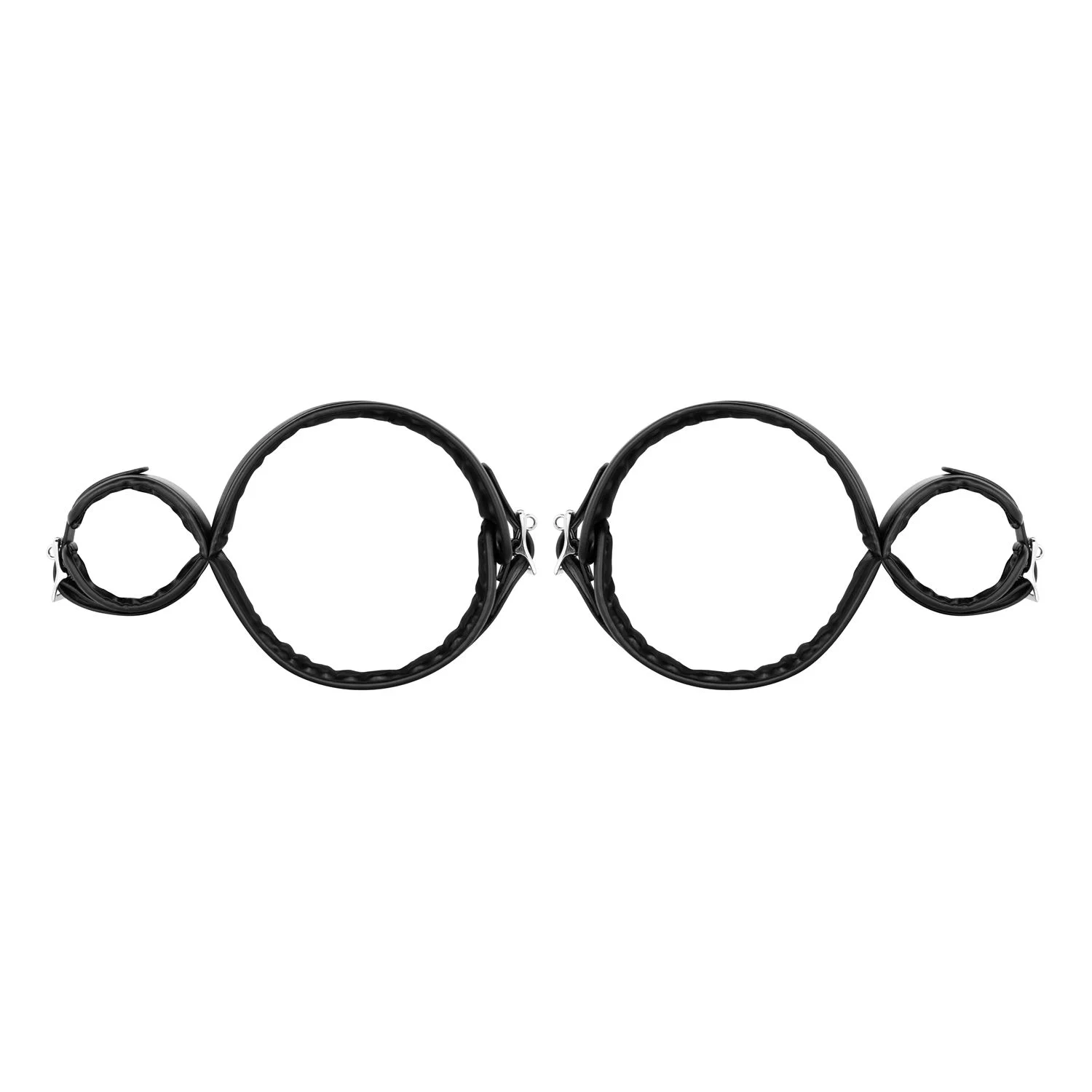 Bedroom Fantasies - Dij- en Pols Bondage - Zwart