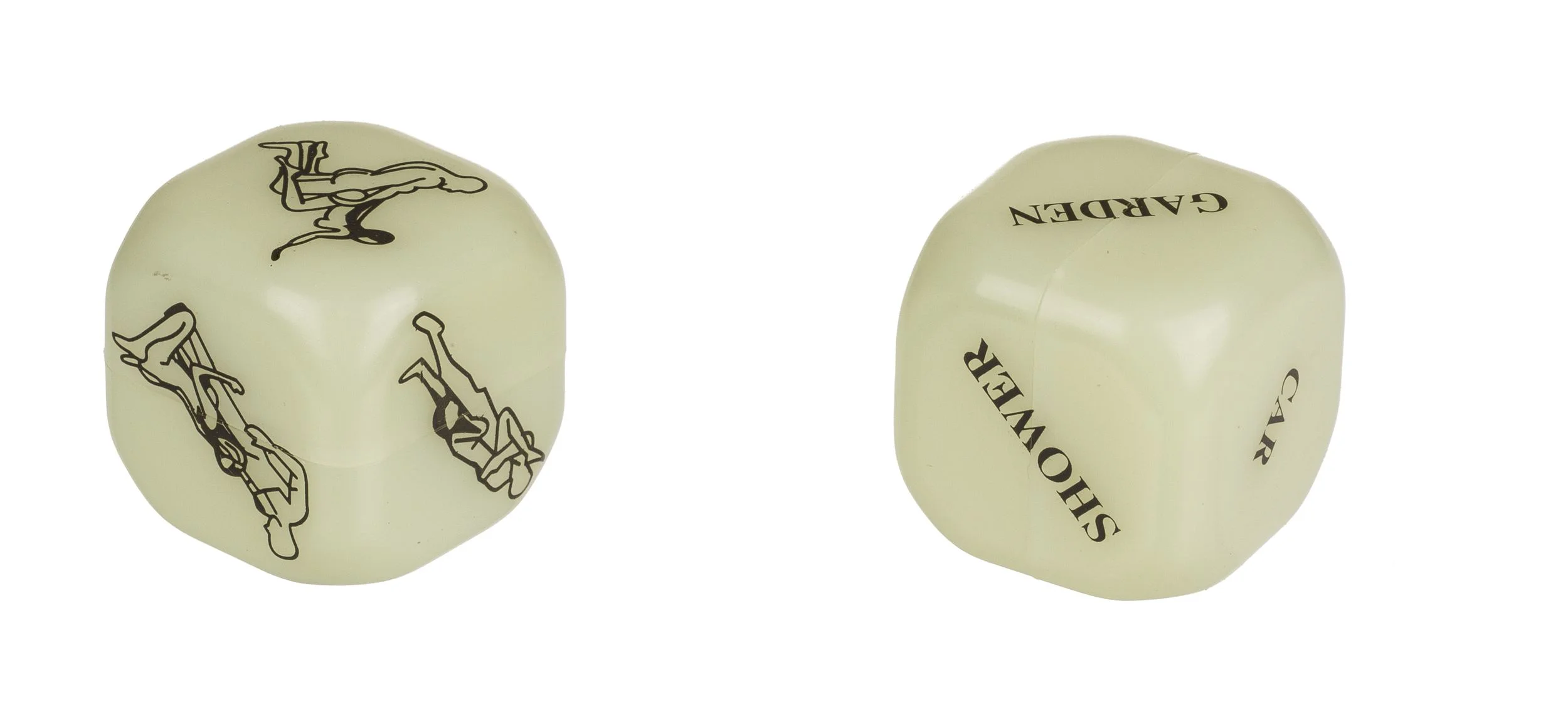 Love Dice Kamasutra Glow in the Dark Set - Engelse versie