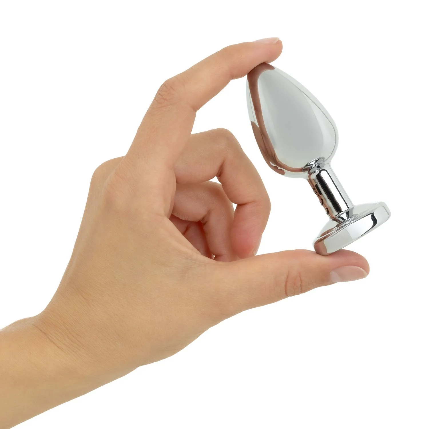 Anal Collection - Buttplug LED Medium - Zilver