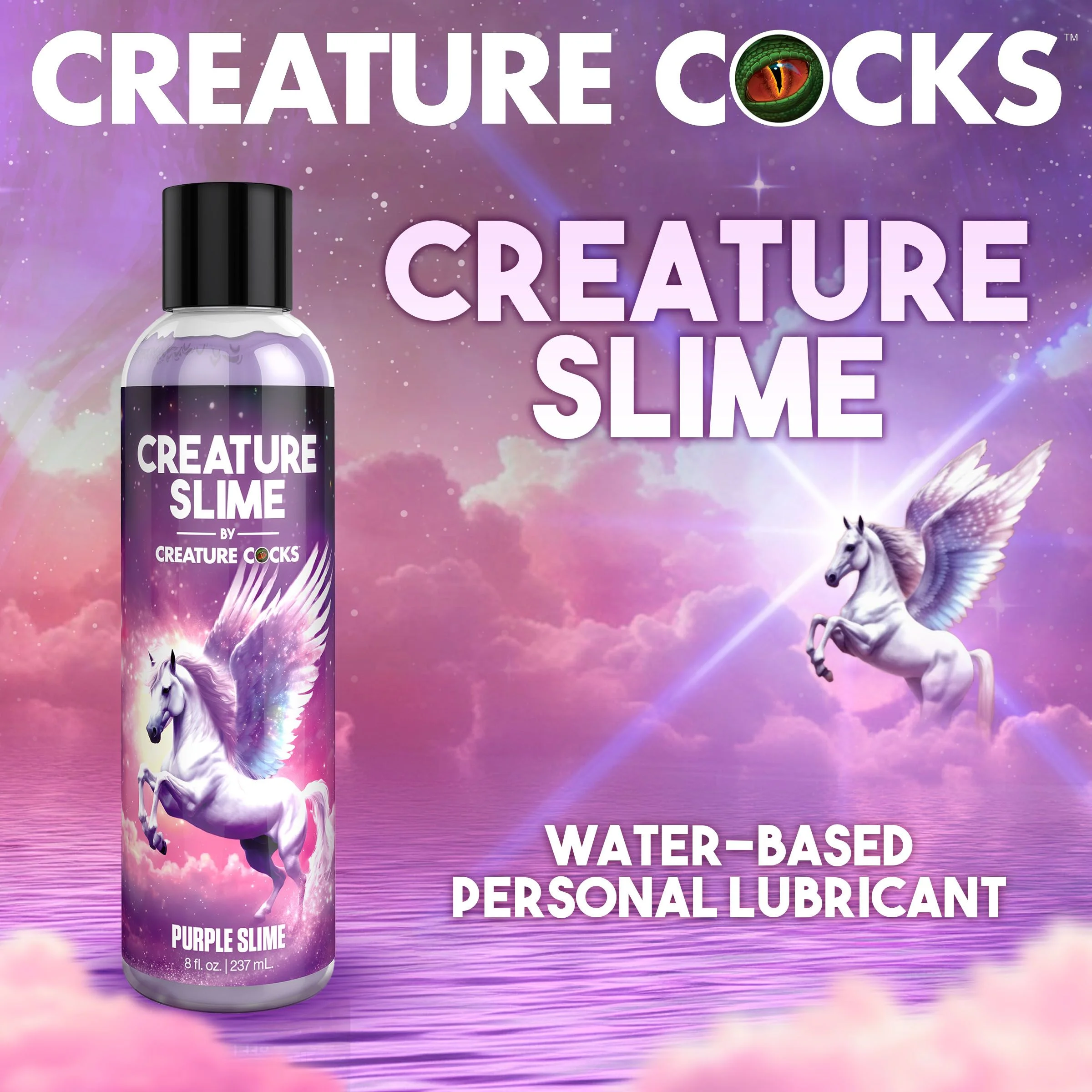 Creature Cocks - Creature Slime Paars Slijm Glijmiddel - 237 ml