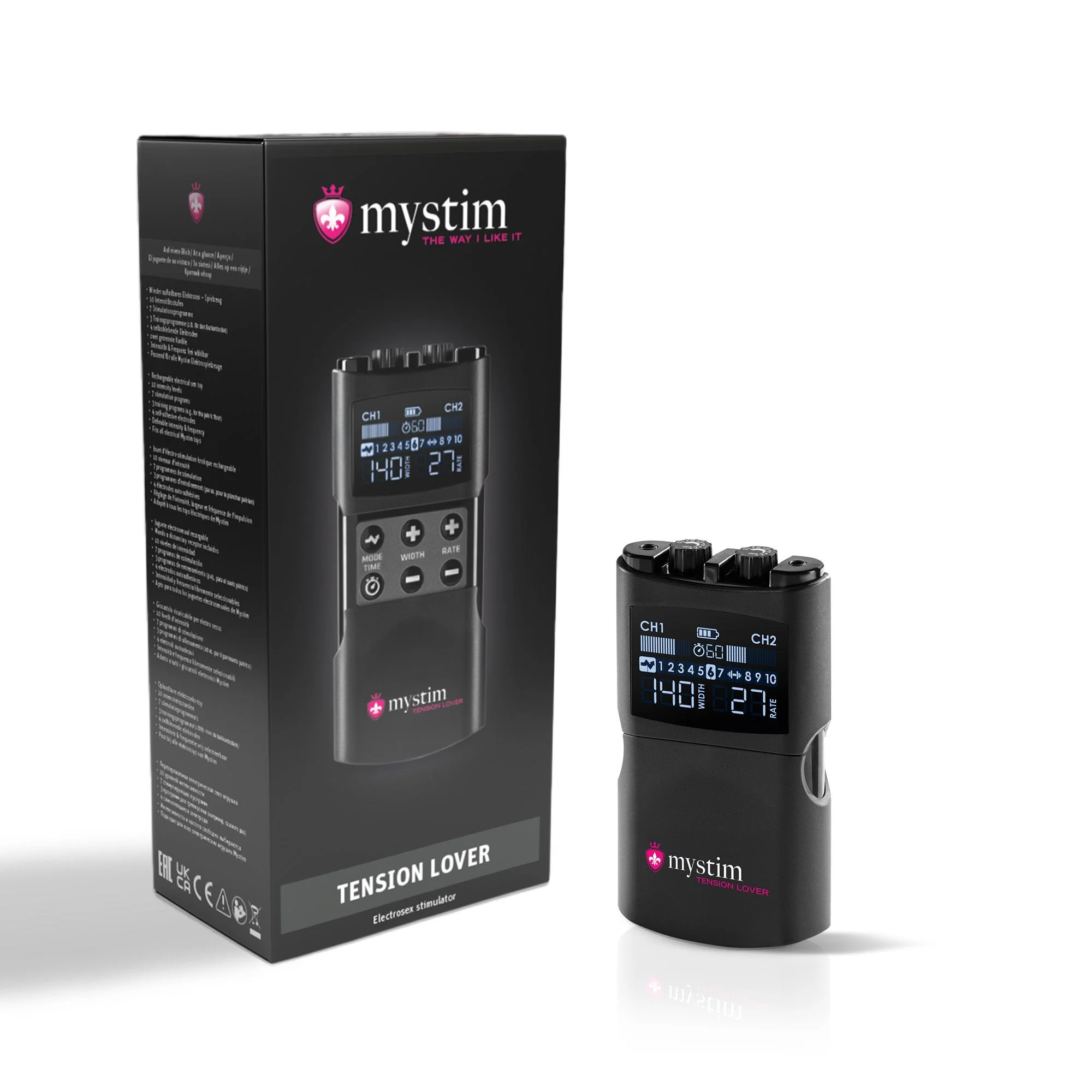 MyStim – Tension Lover 2 - Zwart