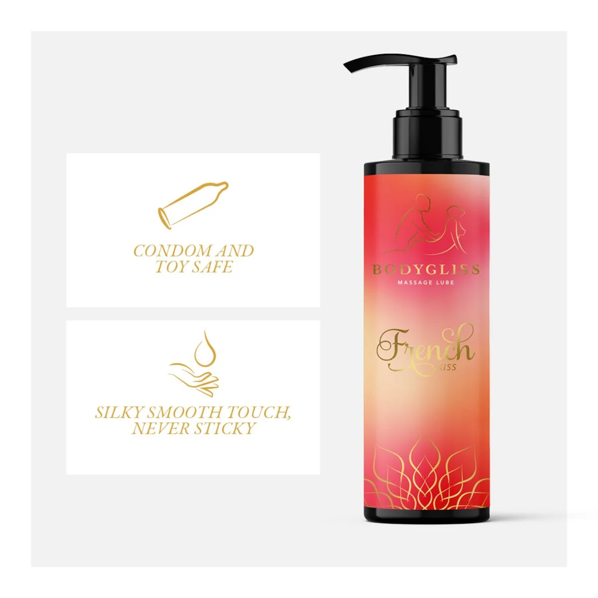 BodyGliss - French Kiss Massageglijmiddel - 150 ml