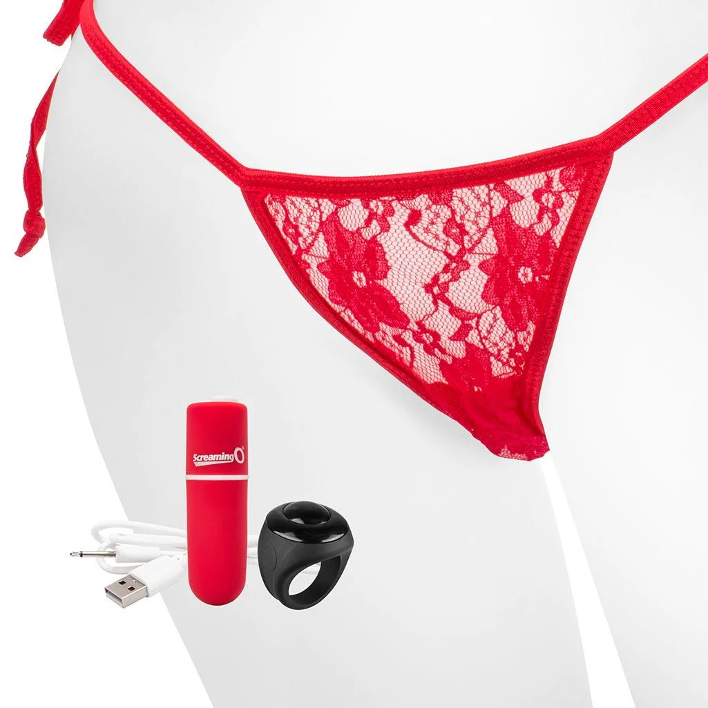 The Screaming O - Charged Remote Control Panty Vibe Rood