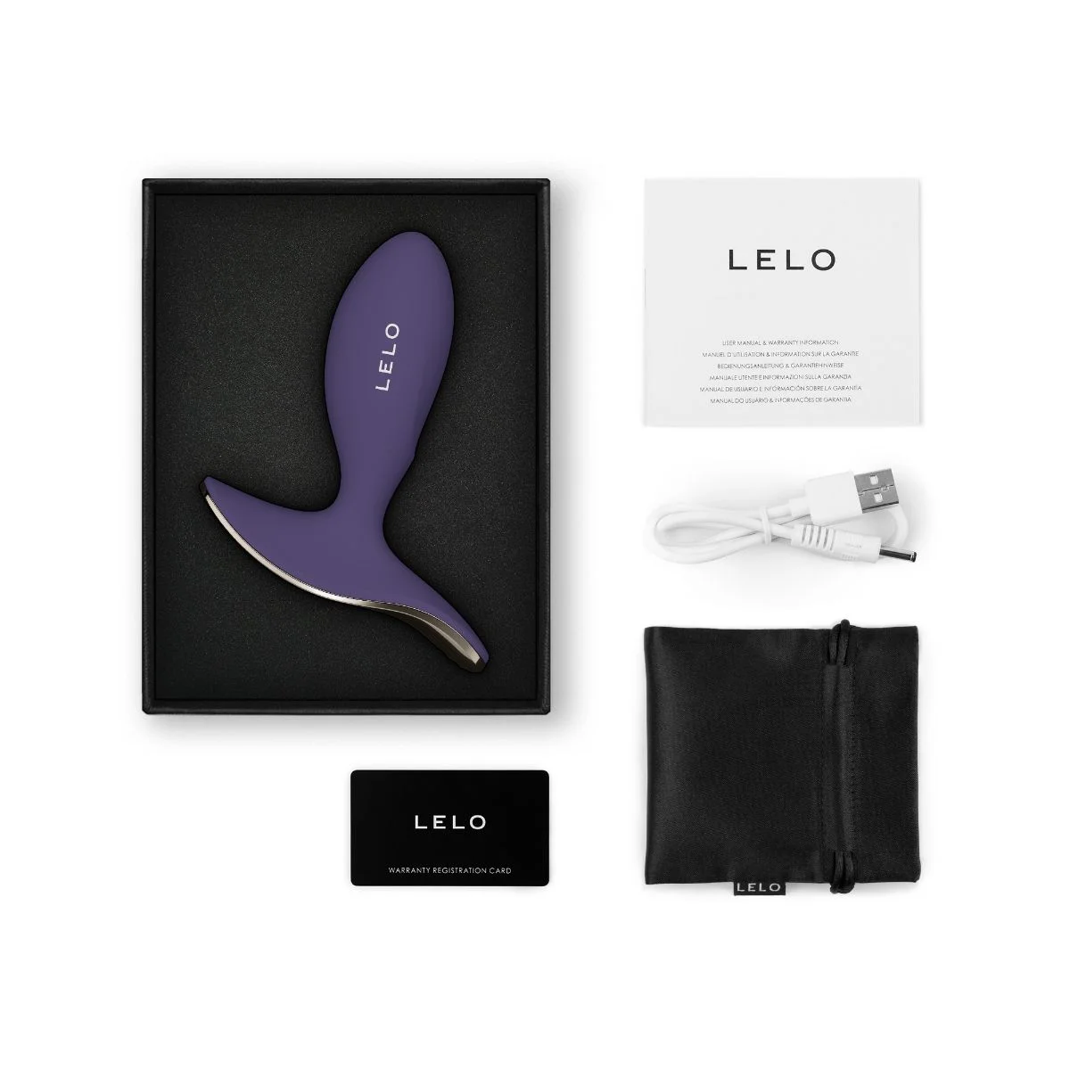 LELO - SURFER 2 Vibrerende Anaal Plug - Cyber Purple