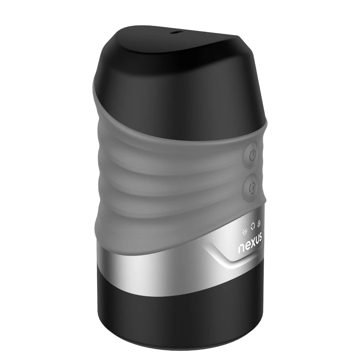 Nexus – Alpha Surge Masturbator met Rotatie & Zuigfunctie – Zwart
