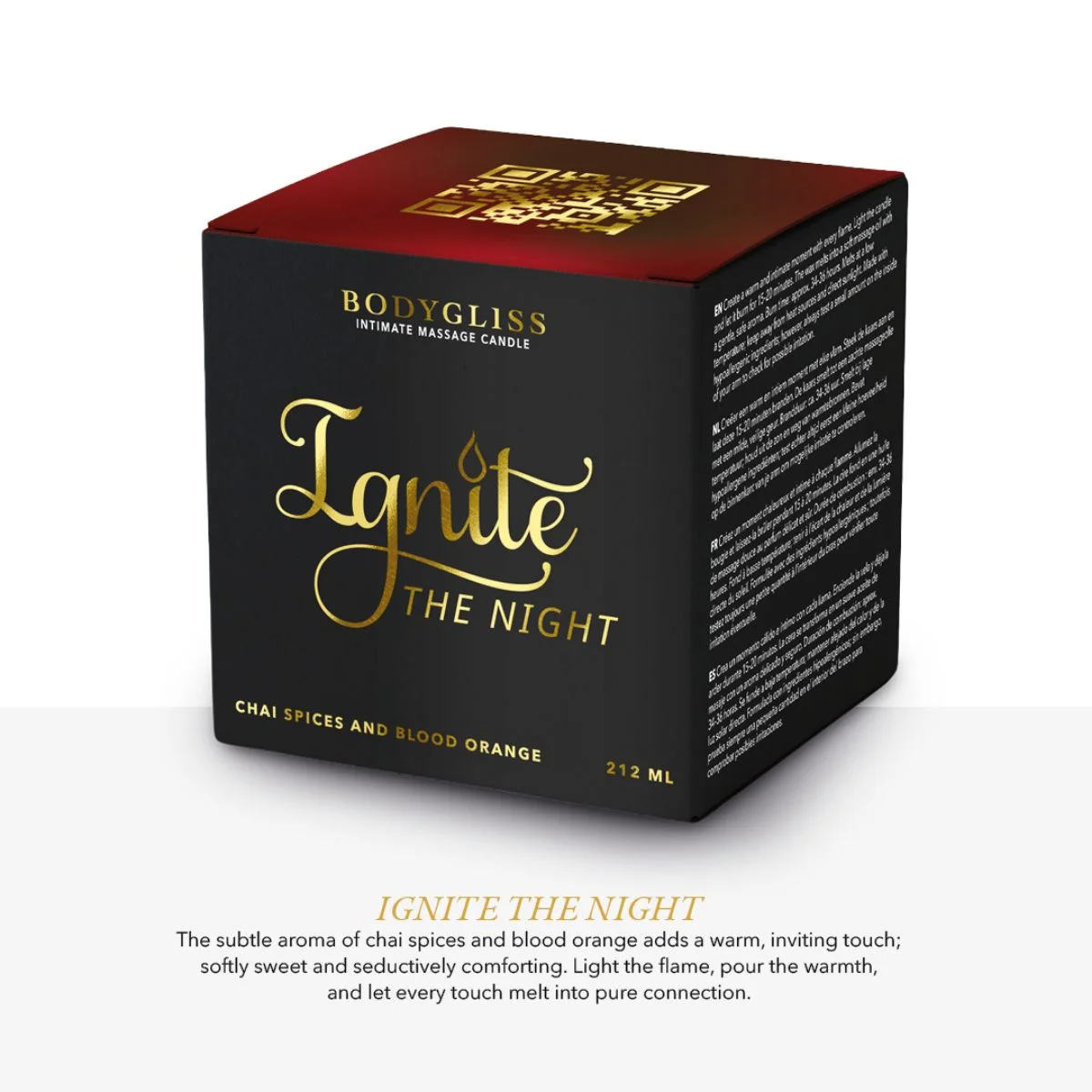BodyGliss - Intimate Massage candle - Ignite the Night