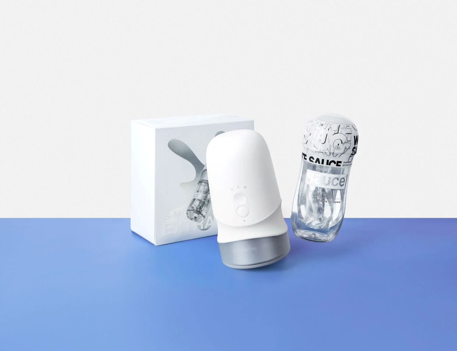 Sauce - Extra Sauce Automatische Masturbator - Wit