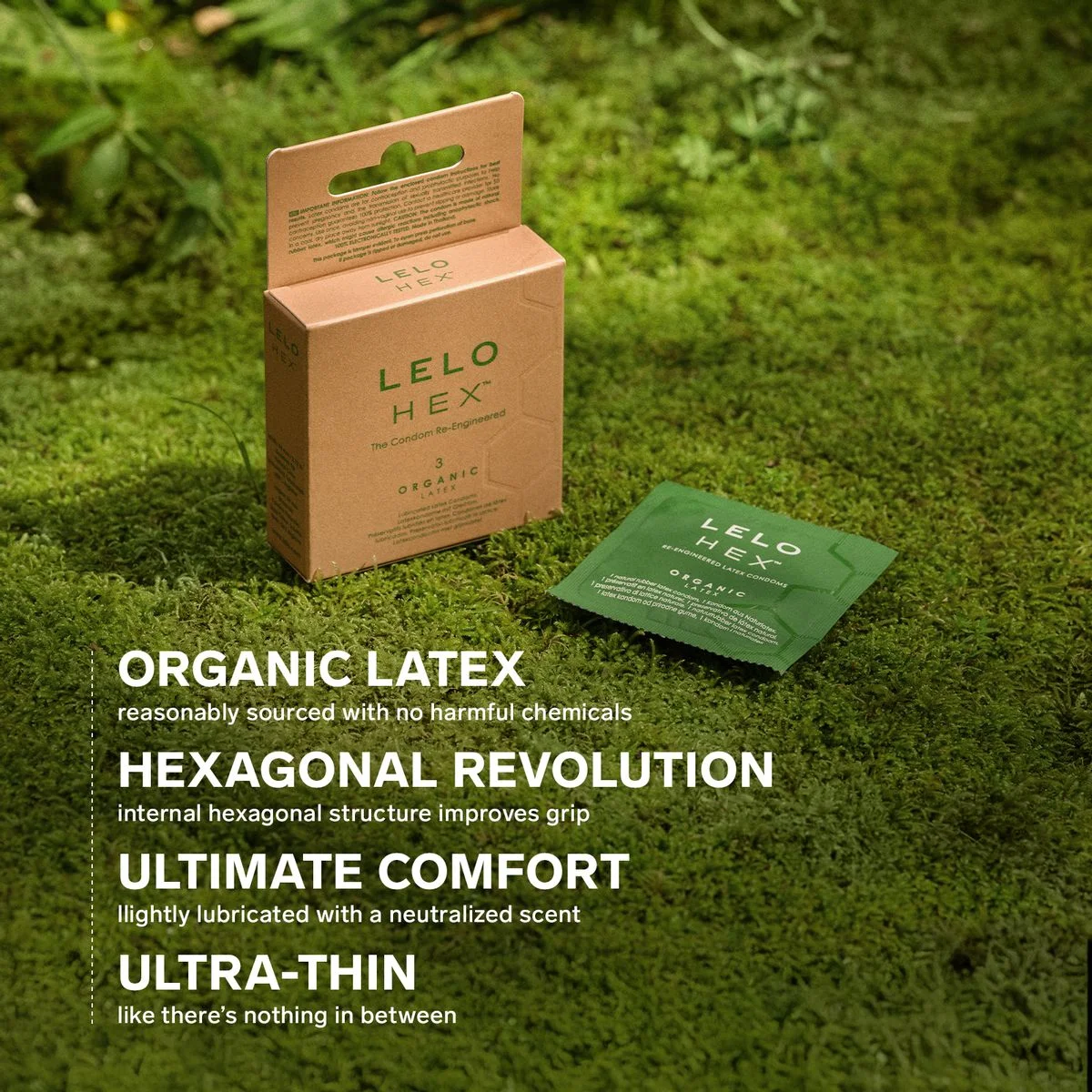 LELO - HEX Organic Condooms - 36 Stuks