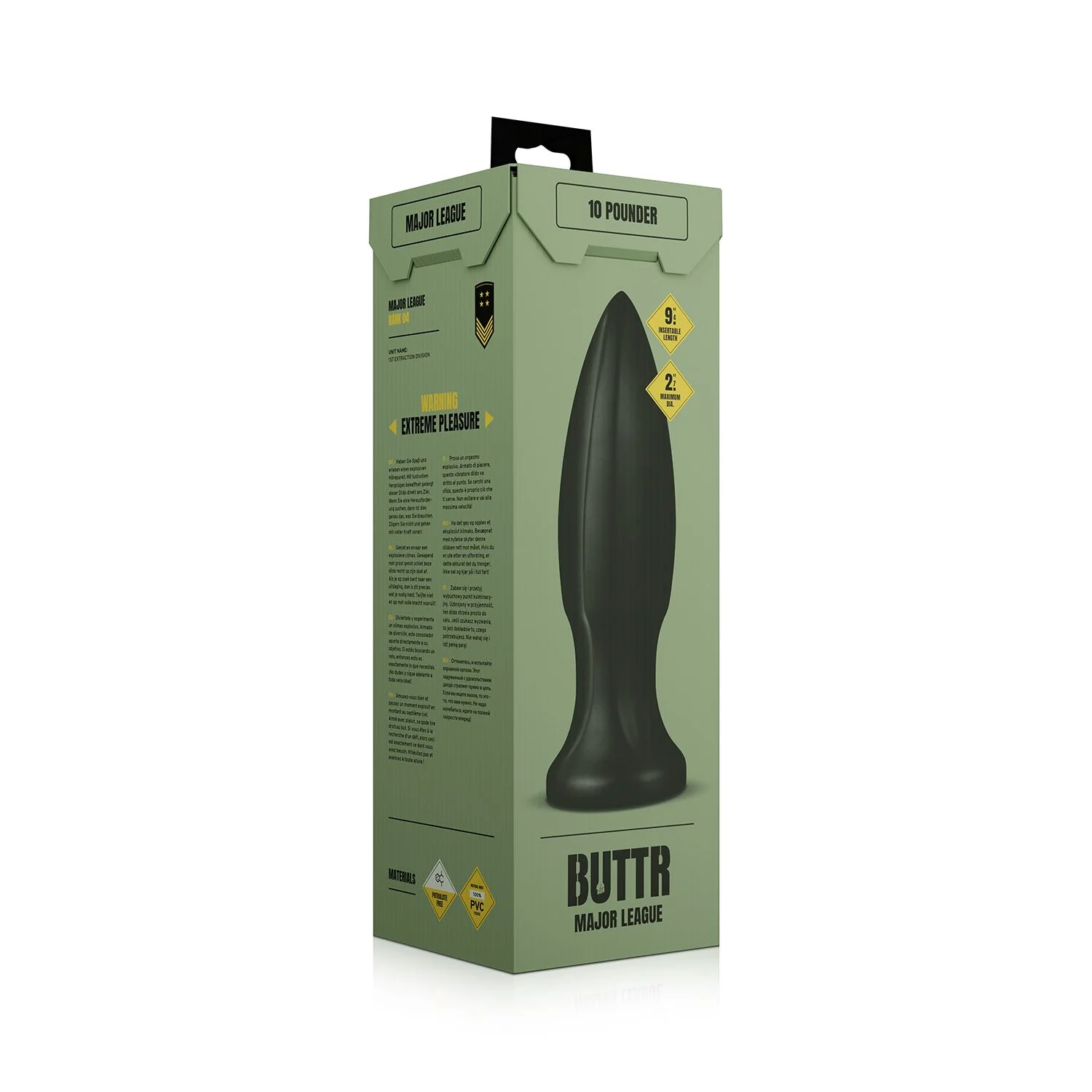 BUTTR - Huge Explosive II Buttplug - 29cm