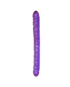 Crystal Jellies Double Dong - Paars