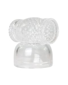Wand Collection – Opzetstuk Met Masturbator - Clear