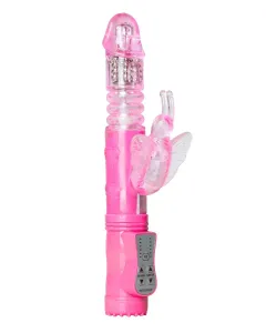 Stotende Butterfly Vibrator - Roze