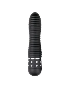 Mini Vibrator Geribbeld - Zwart