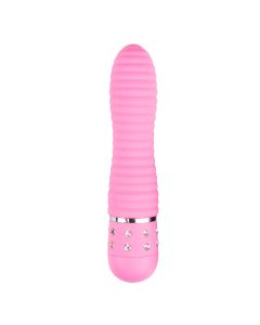 Mini Vibrator Geribbeld - Roze