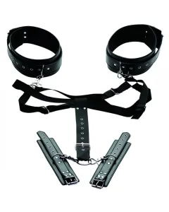 Easy Access Bondageharnas Met Hand- En Enkelboeien