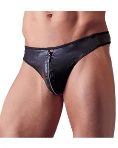 Mannenstring Met Rits Met Strass-Steentjes