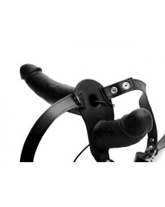 Power Pegger Dubbele Strap-On Vibrator