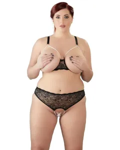 Pearl Lingerieset Met Open Cups En Kruis