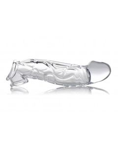 Clear Extender Gebogen Penissleeve