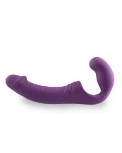 Strapless Strap-On Vibrator - Paars