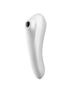Satisfyer Dual Pleasure Luchtdrukvibrator - Wit