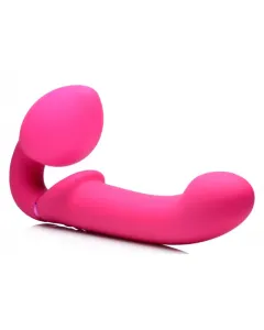 G-Pulse Vibrerende Strapless Strap-On Vibrator Met Afstandsbediening - Roze