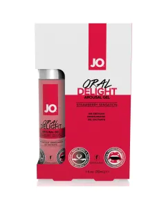 System JO - Oral Delight Stimulerende Clitoris Gel Aardbei - 30 ml