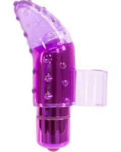 Frisky Vinger Vibrator Met Bullet - Paars