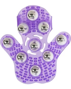 Roller Balls Massage Handschoen - Paars