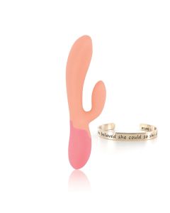 RS - Essentials - Xena Verwarmende Rabbit Vibrator - Perzik