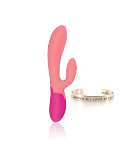 RS - Essentials - Xena Verwarmende Rabbit Vibrator - Koraal