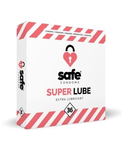 SAFE - Condooms Met Extra Glijmiddel - Superlube - 36 stuks