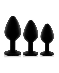 Rianne S - Soiree Booty Plug Set - Zwart