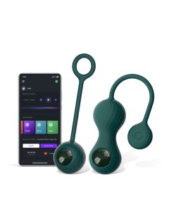 Magic Motion - Duo Smart Kegel Vibrator met Gewichtenset - Groen