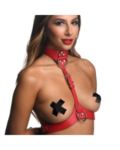 Female Chest Harnas - Rood