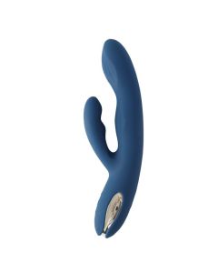 Svakom - Aylin Krachtige Pulserende Vibrator met Twee Koppen - Donkerblauw