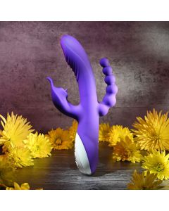 Evolved - Lick Me Triple Stim Vibe Vibrator - Paars