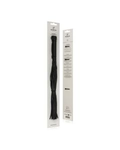 Kunstleren Flogger - Zwart