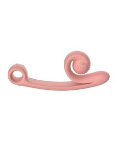 Snail Vibe Curve Duo Vibrator - Peachy Pink