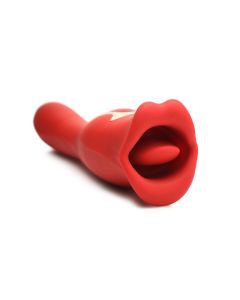 Lickgasm Dubbelzijdige Kus Vibrator - Rood