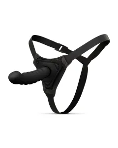 Siliconen Strap-On - Gebogen