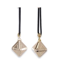 LOCKINK - Mini Vibrerende Kubus Ketting 2.0 - goud