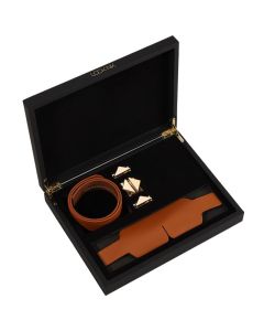 LOCKINK - Blinddoek set - bruin