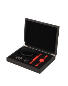 LOCKINK - Ball-Gag & Gag-bite Set - zwart