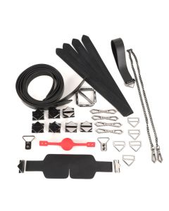 LOCKINK - Bondage & Restraint Set - negro
