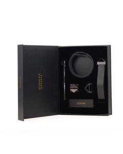 LOCKINK -  Halsband met Riem Set - zwart