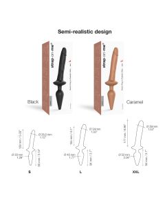 Strap-On-Me - Switch  Plug-in Realistic Dildo Caramel L