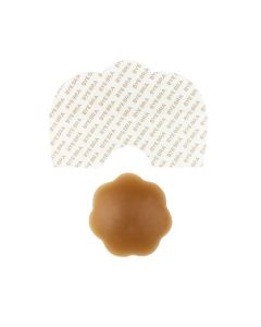 Bye Bra - Breast Lift Tape + Silicone Nipple Covers Brown